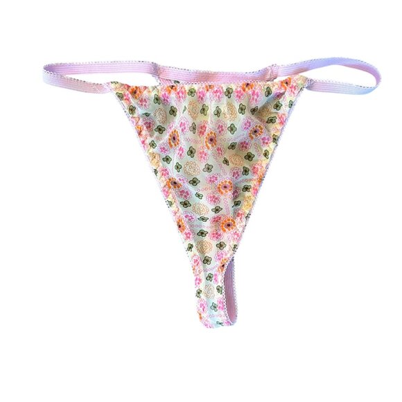 Vintage Cinema Etoile Pastel Floral Babydoll Chemise Nightie Set Y2K M - Picture 2 of 10